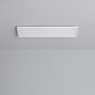 Plafoniera LED 24W Rettangolare CCT 580x200 mm Doppia Luce SwitchCCT