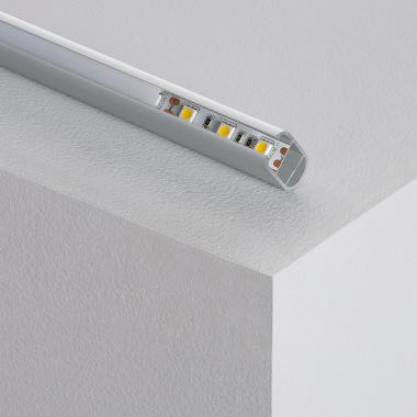 Aluminiumprofil Kleiderstange für Garderobe für LED-Streifen bis 12mm