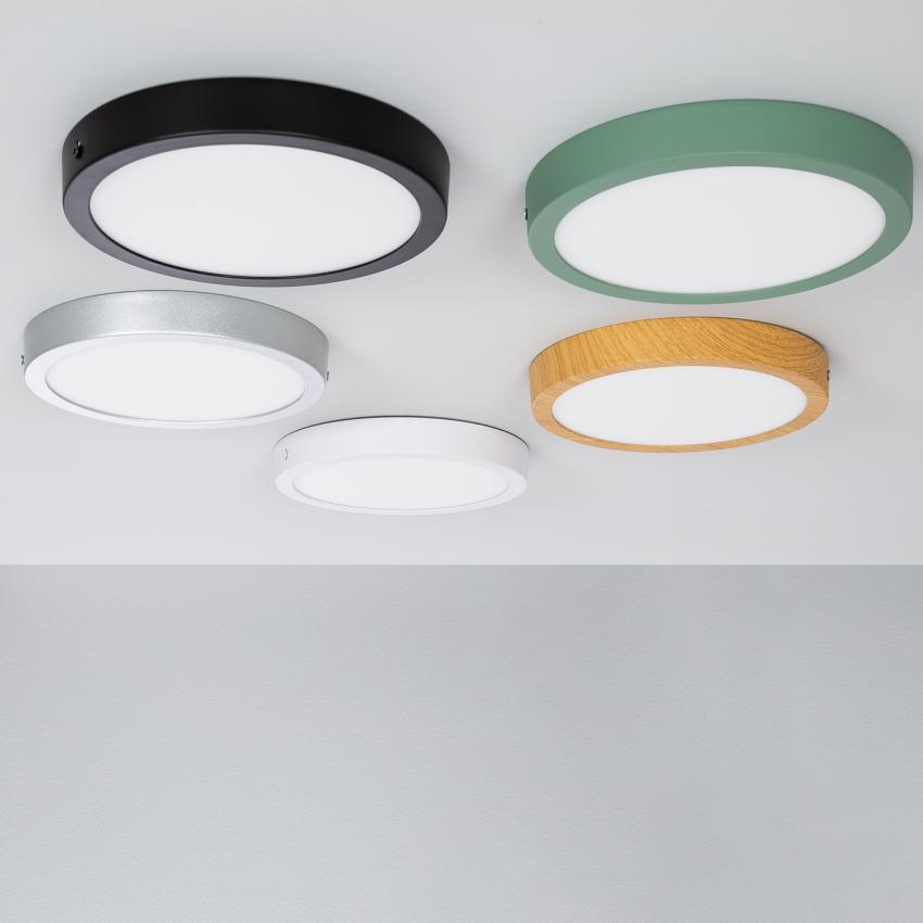 Produkt od Přisazené Stropní Hliníkové LED Svítidlo 18W Slim Kruhové Ø210 mm CCT dle Výběru Galán SwitchDimm 