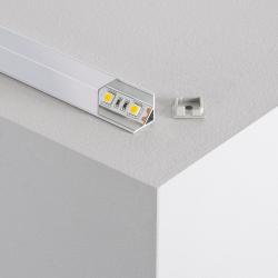 Product 1m Aluminium Triangular Corner Profile for LED Strips up to 10mm