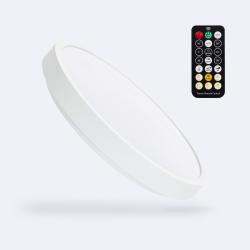 Product 18W Round Outdoor LED Panel with Movement Sensor + IR Remote Ø300 mm