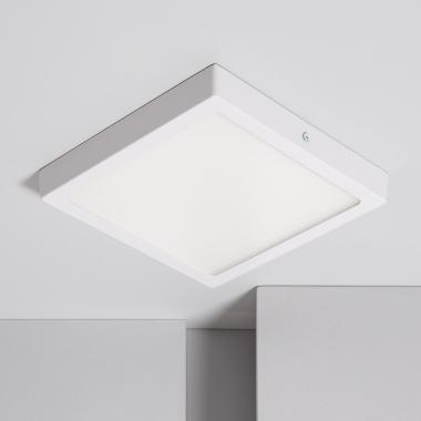 Přisazené Stropní Čtvercové 18W LED Svítidlo Superslim CRI90 Mikroprismatické CCT dle Výběru UGR17 205x205 mm