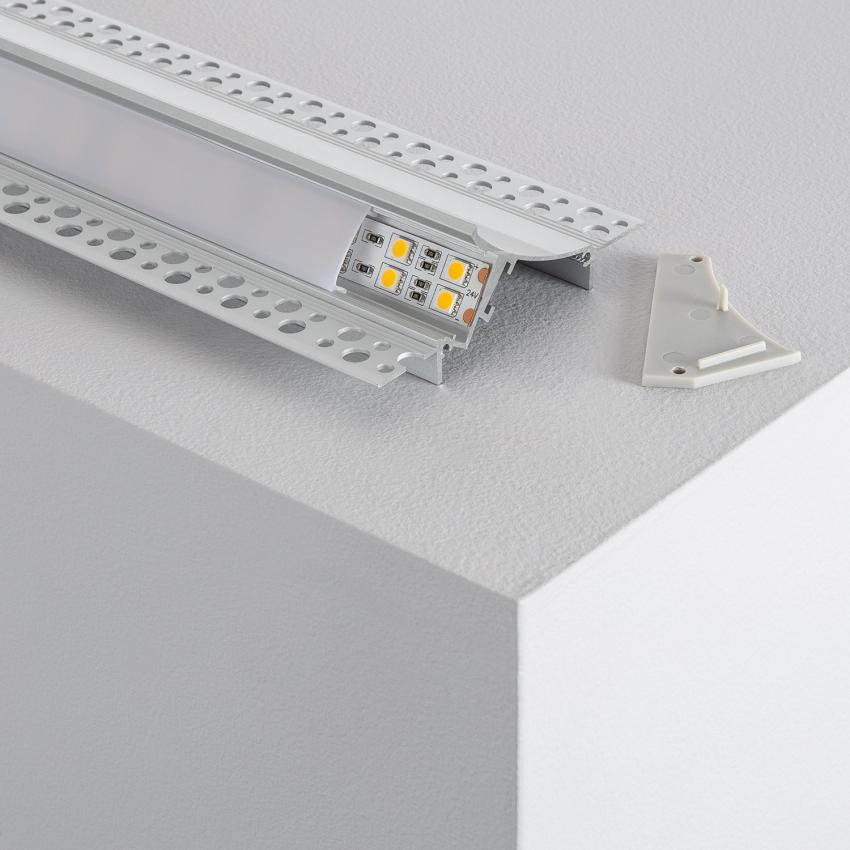 Produkt od Vestavný Hliníkový Profil do Sádrokartonu / Omítky se Souvislým Krytem pro LED pásky do 20 mm