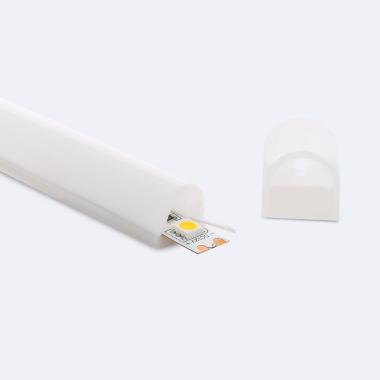 Produit de Tube Silicone Semi-Circulaire LED Flex Encastré pour Ruban jusqu'à 11 mm BL1513