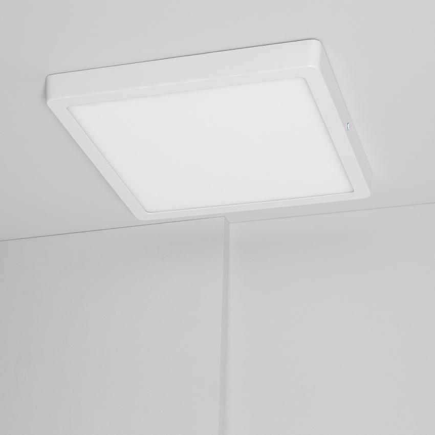 Product van Plafondlamp Vierkante Superslim LED 24W CCT Selecteerbaar 280x280 mm