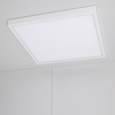 Přisazené Stropní Čtvercové 30W LED Svítidlo Superslim CCT dle Výběru 400x400 mm