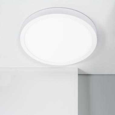 LED-Deckenleuchte 24W Rund Aluminium Ø280 mm Slim CCT Wählbar Galán