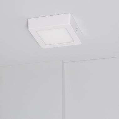 Plafoniera LED 6W Quadrata Superslim CCT Selezionabile 105x105 mm