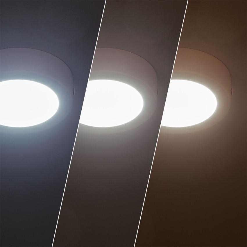 Produkt od Přisazené Stropní Hliníkové LED Svítidlo 6W Slim Kruhové Ø110 mm CCT dle Výběru Galán SwitchDimm 