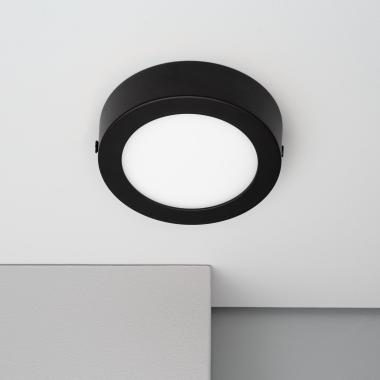 Plafonnier LED 6W Rond Aluminium Slim  Ø110 mm CCT Sélectionnable Galán