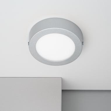 Plafon LED 6W Okrągły z Aluminium Slim Ø110 mm CCT Regulacja Galán SwitchDimm