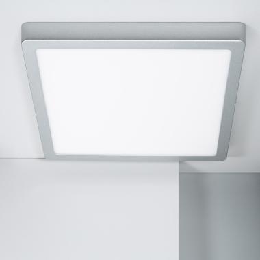 Přisazené Stropní Hliníkové LED Svítidlo 24W Slim Čtvercové 280x280 mm CCT dle Výběru Galán SwitchDimm
