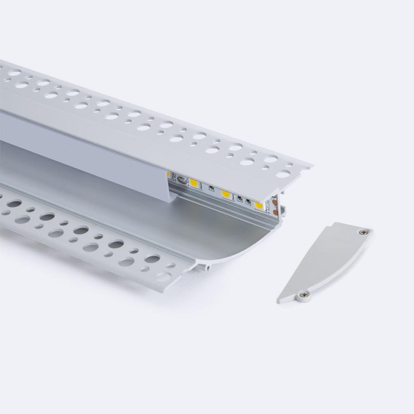 Produit de Profilé Aluminium Encastrable pour Plâtre/Pladur Pour Ruban LED jusqu'à 12mm