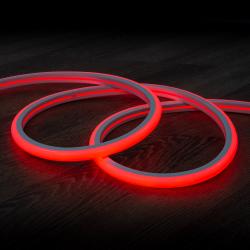 Product LED-Streifen Neon 7.5 W/m Dimmbar 220V AC 120 LED/m Halbrund 180º Rot IP67 nach Mass Schnitt alle 100cm