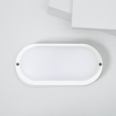 Product Plafonnier LED Extérieur Ovale 25W Hublot White IP65 96x198 mm