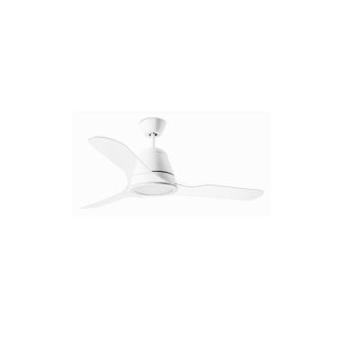 Ventilatore da Soffitto Silenzioso Tiga Bianco DC 132cm Motore DC LEDS-C4 30-3249-CF-M1