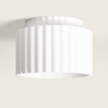 Colum Plaster Double Sided Ceiling Lamp