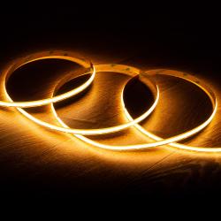 Product 5m 12V DC COB LED Strip 500LED/m 8mm Wide Free Cut IP20