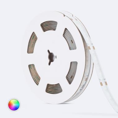 5m 24V DC RGBW COB LED Strip 420LED/m CRI90 12mm Wide Cut at Every 5cm IP20