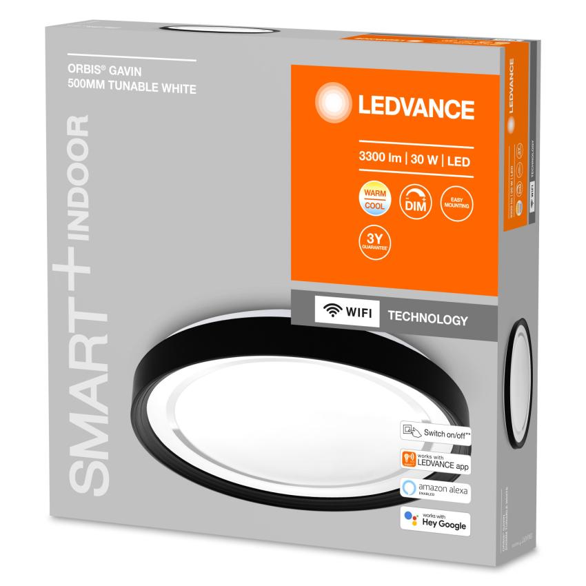 Product van Plafondlamp LED 30W CCT Rond Ø484 mm Smart+ WiFi ORBIS Gavin LEDVANCE   4058075573512