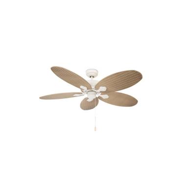 Ventilateur de Plafond LED Phuket Blanc 132cm Moteur AC LEDS-C4 30-4398-16-16