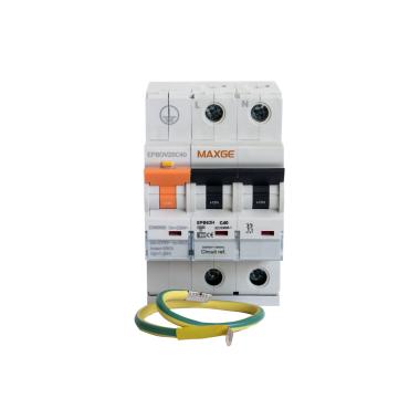 Product Protecteur Surtensions Permanents + Transitoires MAXGE 2P-Class II-15kA-1.5kV