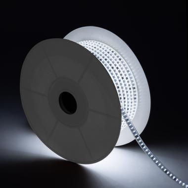 50m 220V AC 120 LED/m 6000K - 6500K IP65 Solid Dimmable LED Strip Autorectified Custom Cut every 10 cm