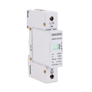 Product Scaricatore di Sovratensione Transitoria MAXGE 1P-Clase II-40kA-20kA-1,8kV