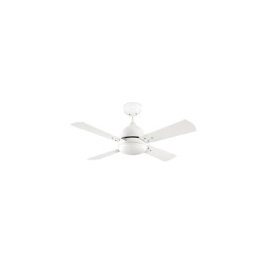 Ventilatore da Soffitto Borneo Bianco Pale Reversibili 106.6cm Motore AC LEDS-C4 VE-0006-BLA