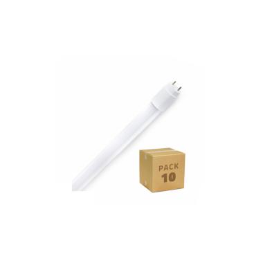 Pack van 10 st 145cm 18W T5 glazen LED buis met dubbelzijdige voeding (10 stuks).