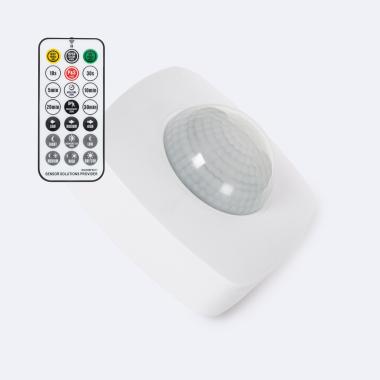 Product Détecteur de Mouvement blanc PIR 360º Spécial Couloirs avec telecommande.