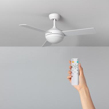 Navy Outdoor Silent Ceiling Fan with DC Motor for Outdoors 107cm