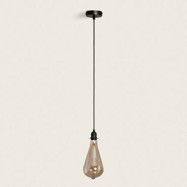 Steun met Lamphouder voor Buiten Hanglamp met  PVC Kabel