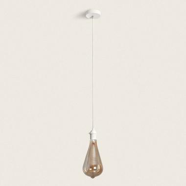 Steun met Lamphouder voor Buiten Hanglamp met  PVC Kabel