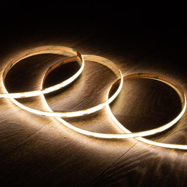 5m 24V DC COB LED Strip 320LED/m CRI90 8mm Wide Cut at Every 2.5cm IP20