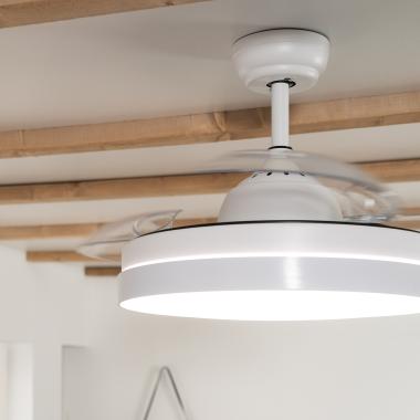 Prodotto da Ventilatore da Soffitto Silenzioso Dalori Bianco 106cm Motore DC