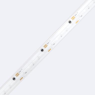 Product van LED Strip RGBIC Digital SPI 24V DC COB Silicone FLEX 360 LED/m 5m IP65 Breedte 12mm te knippen om de  5 cm 