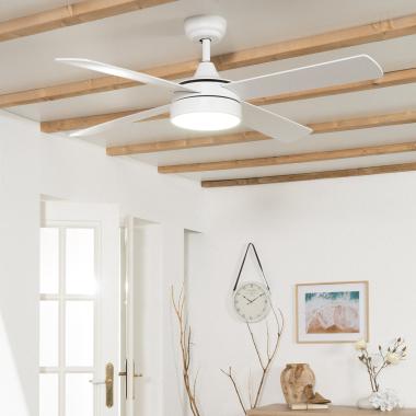 Prodotto da Ventilatore da Soffitto Silenzioso Timor Bianco 132cm Motore DC Wi-Fi