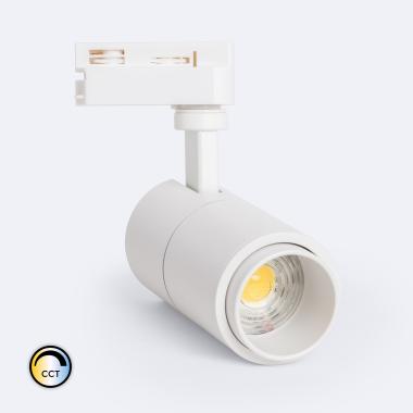 Pulyx 10W TRIAC Dimmable CCT Multi Angle 15-60º LED Spotlight for Single Phase Track