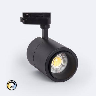 Spot LED sur Rail Monophasé 30W Dimmable TRIAC CCT Pulyx Multi-angle 15-60º