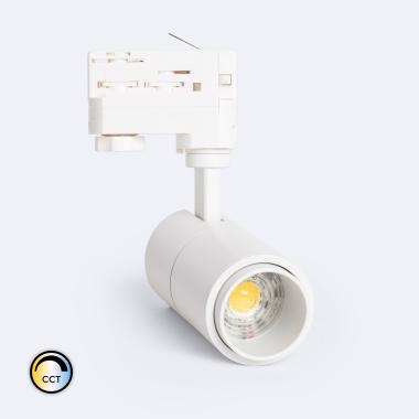 Lištový LED Reflektor Třífázový 10W Stmívatelný TRIAK CCT Pulyx 15-60º