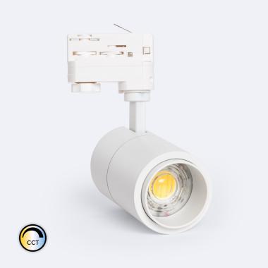 Lištový LED Reflektor Třífázový 20W Stmívatelný TRIAK CCT Pulyx 15-60º