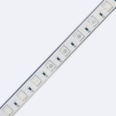 Product van LED Strip Rol RGB 220V AC SMD5050 Siliconen FLEX 50m 60 LED/m IP67 Breedte 12mm In te korten om de 100 cm