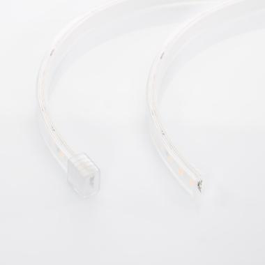 Product van LED Strip Dimbaar 220V SMD2835 Zelfregulerend 120LED/m 1000 lm/m IP65 Breedte 12mm te knippen om de 10cm