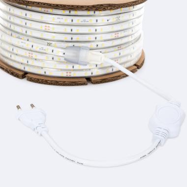 LED Strip Rol Dimbaar 220V SMD2835  60LED/m 500lm/m IP65 Breedte 12mm 50m IP65