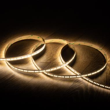 Product van LED Strip 24V DC SMD2835 238LED/m 5m IP20 High Lumen 4000lm/m Breedte 10mm in te korten om de  3cm