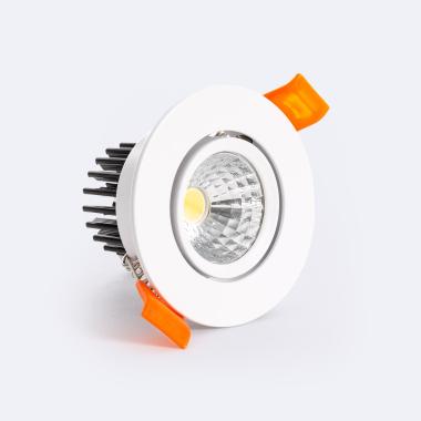 5W Round Dimmable Dim to Warm LED Downlight Ø 50 mm Cut-Out