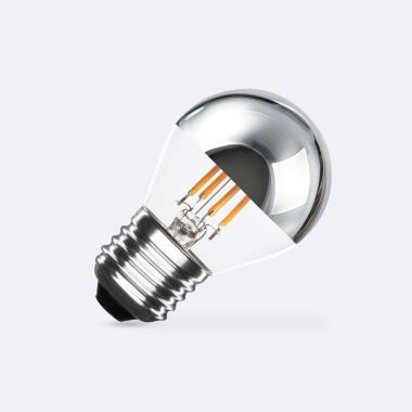 LED Lamp Filament E27 4W 400 lm G45 Chrome Reflect