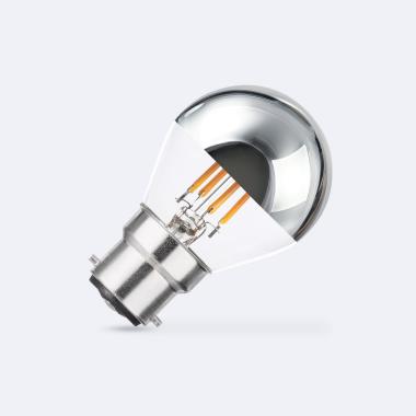 LED Lamp Filament B22 4W 400 lm G45 Chroom Reflect
