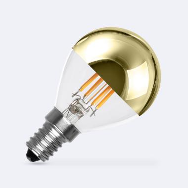 Ampoule à filament LED E14 4W 400 lm G45 Gold Reflect